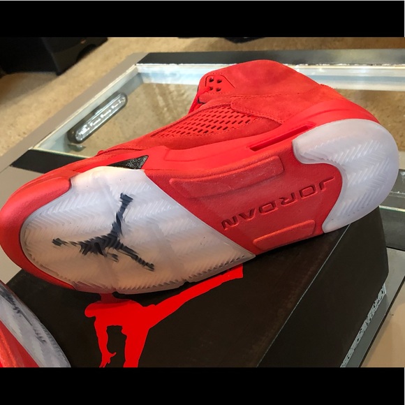 2017 NIKE AIR JORDAN V 5 RETRO UNIVERSITY RED 8.5 - Picture 10 of 14